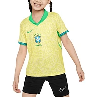 Preschool Nike  Yellow Brazil National Team 2024 Home Replica Stadium Jersey