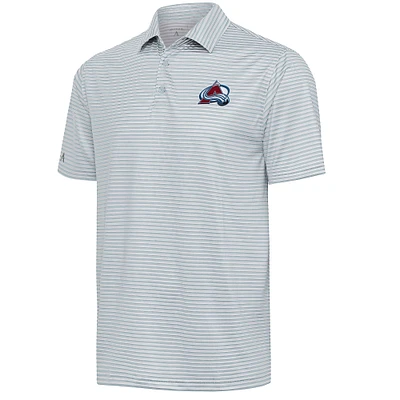 Men's Antigua  Gray Colorado Avalanche Skills Polo