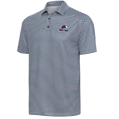 Men's Antigua  Navy Colorado Avalanche Skills Polo