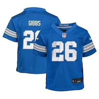 Infant Nike Jahmyr Gibbs Blue Detroit Lions Team Player Game Jersey