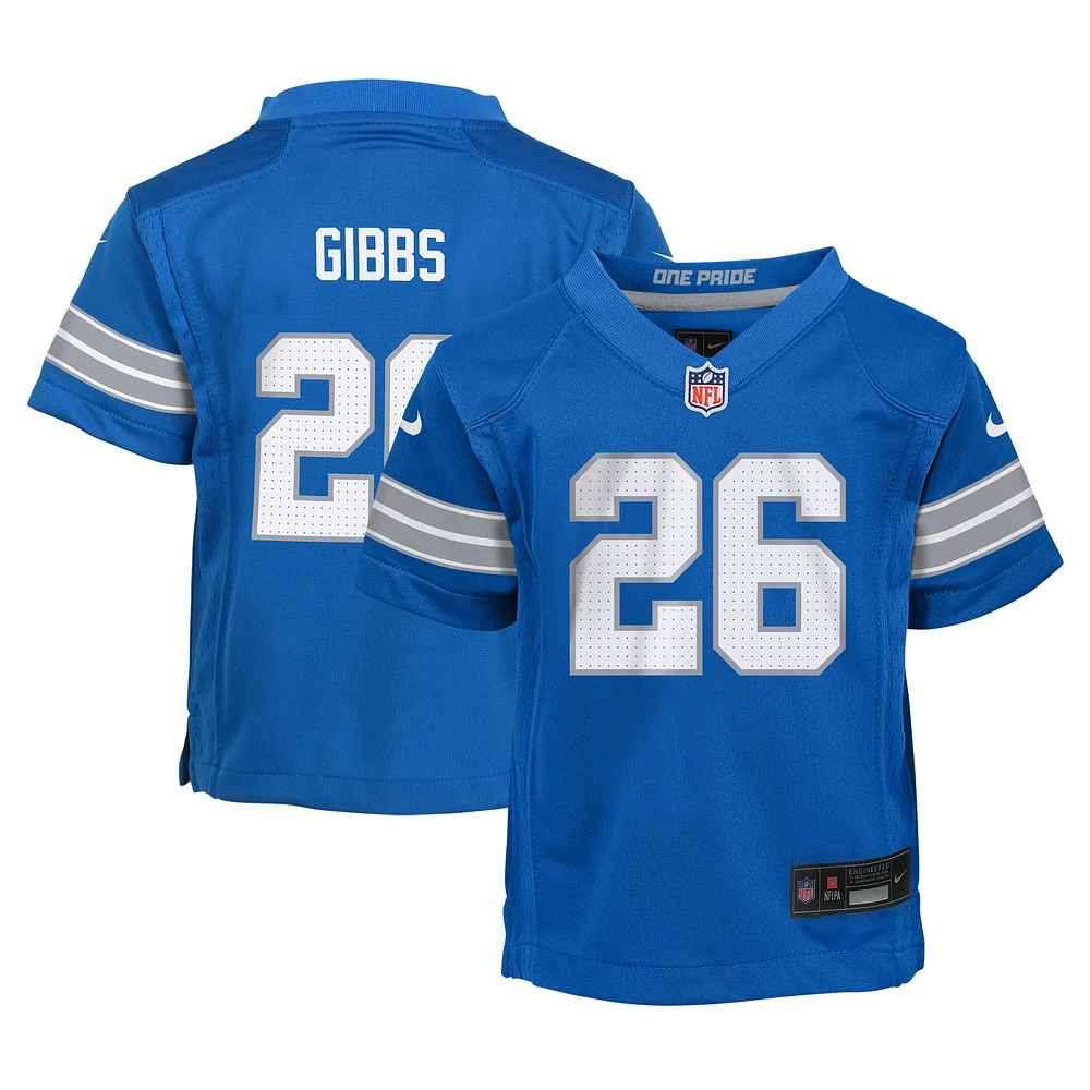 Preschool Nike Jahmyr Gibbs Blue Detroit Lions Player Game Jersey