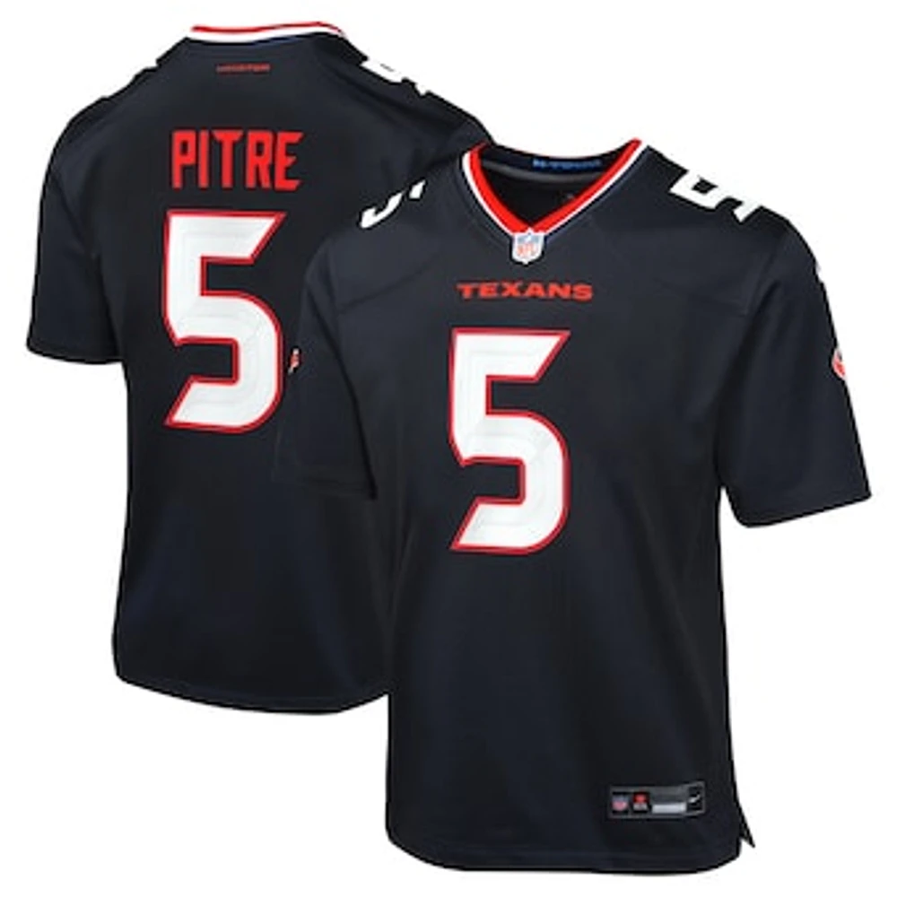 Youth Nike Jalen Pitre Navy Houston Texans Game Jersey