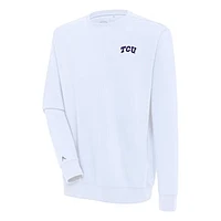 Men's Antigua TCU Horned Frogs Victory Pullover Sweatshirt