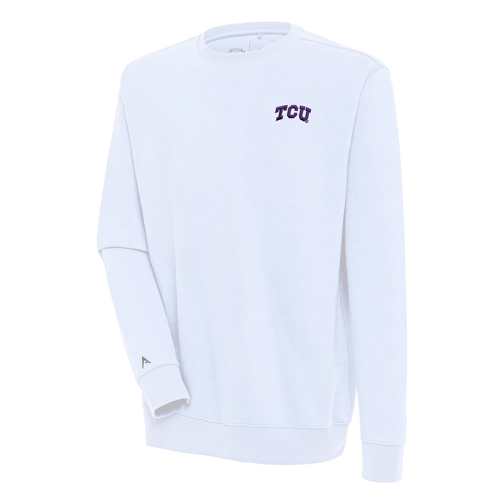 Men's Antigua TCU Horned Frogs Victory Pullover Sweatshirt