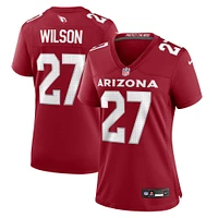 Women's Nike Divaad Wilson  Cardinal Arizona Cardinals Team Game Jersey