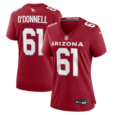 Women's Nike Carter O'Donnell  Cardinal Arizona Cardinals Team Game Jersey