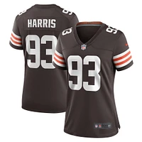 Women's Nike Shelby Harris  Brown Cleveland Browns Team Game Jersey