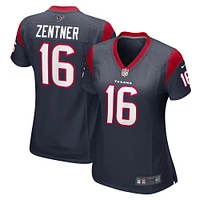 Women's Nike Ty Zentner  Navy Houston Texans Team Game Jersey