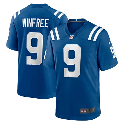 Men's Nike Juwann Winfree  Royal Indianapolis Colts Team Game Jersey