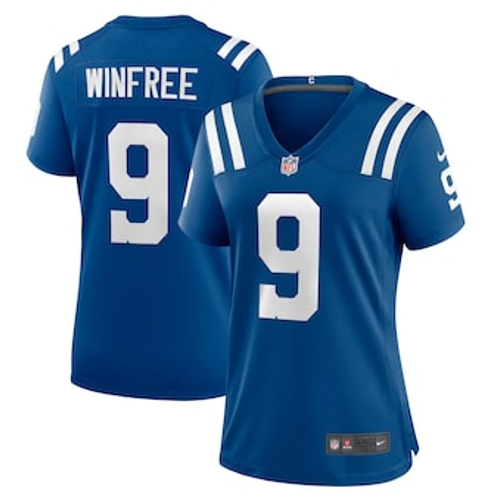 Women's Nike Juwann Winfree  Royal Indianapolis Colts Team Game Jersey