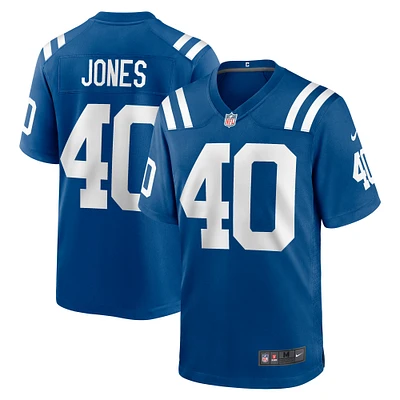 Men's Nike Jaylon Jones  Royal Indianapolis Colts Team Game Jersey