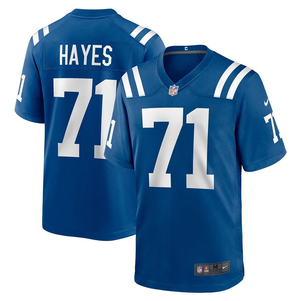 Men's Nike Ryan Hayes  Royal Indianapolis Colts Team Game Jersey