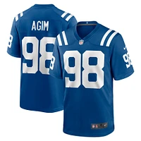 Men's Nike McTelvin Agim  Royal Indianapolis Colts Team Game Jersey