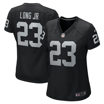 Women's Nike David Long Jr.  Black Las Vegas Raiders Team Game Jersey