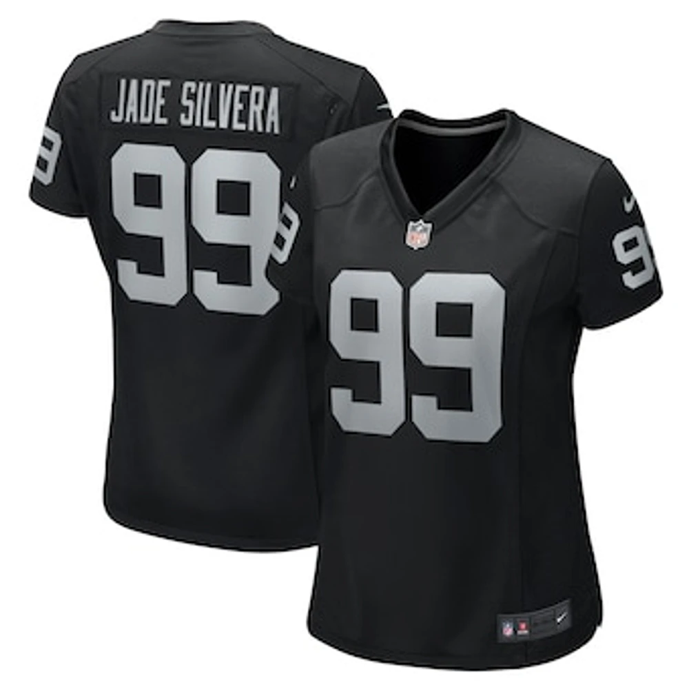 Women's Nike Nesta Jade Silvera  Black Las Vegas Raiders Team Game Jersey