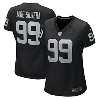 Women's Nike Nesta Jade Silvera  Black Las Vegas Raiders Team Game Jersey