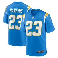 Men's Nike Matt Hankins  Powder Blue Los Angeles Chargers Team Game Jersey