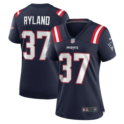 Women's Nike Chad Ryland  Navy New England Patriots Team Game Jersey