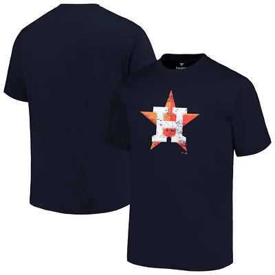 Men's Profile Navy Houston Astros Big & Tall Primary Logo T-Shirt