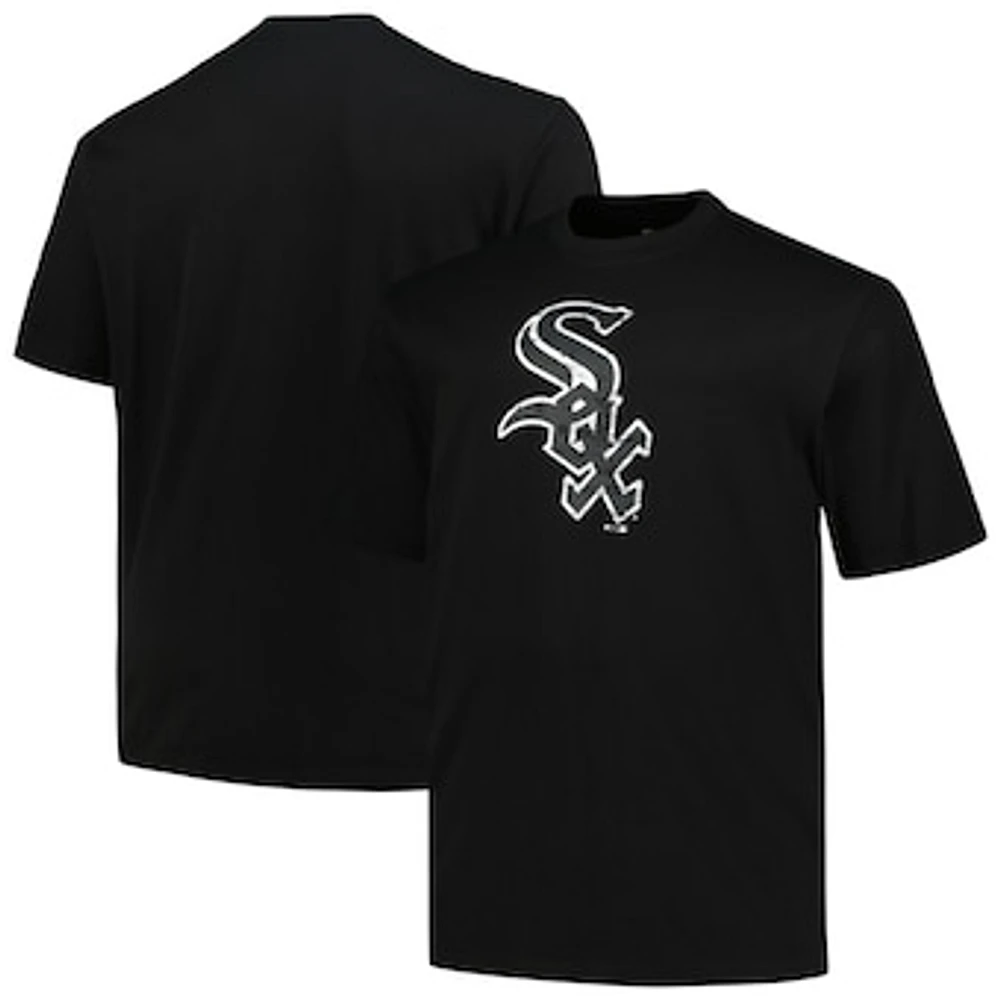 Men's Profile Black Chicago White Sox Big & Tall Primary Logo T-Shirt