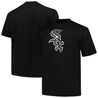 Men's Profile Black Chicago White Sox Big & Tall Primary Logo T-Shirt