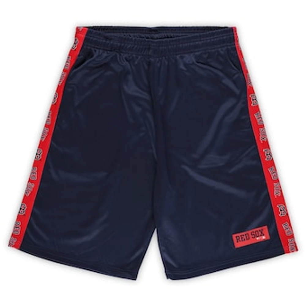 Men's Profile Navy Boston Red Sox Big & Tall Fleece Shorts