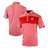 Men's Columbia Red New Jersey Devils Omni-Wick Total Control Polo