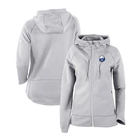Women's Columbia Gray Buffalo Sabres Omni-Wick Pack It Up Full-Zip Jacket