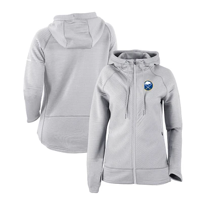 Women's Columbia Gray Buffalo Sabres Omni-Wick Pack It Up Full-Zip Jacket