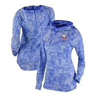 Women's Columbia Blue New York Islanders Omni-Wick Sunday Ball Pullover Hoodie