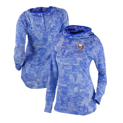 Women's Columbia Blue New York Islanders Omni-Wick Sunday Ball Pullover Hoodie