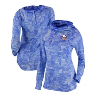 Women's Columbia Blue New York Islanders Omni-Wick Sunday Ball Pullover Hoodie