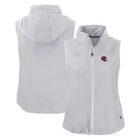 Women's Cutter & Buck Kansas City Chiefs Helmet Logo Charter Eco Recycled Full-Zip Vest