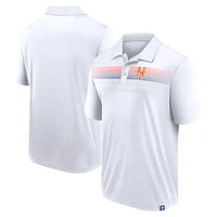 Men's Fanatics White New York Mets Big & Tall Victory For Us Interlock Polo