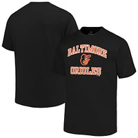 Men's Profile Black Baltimore Orioles Big & Tall Heart & Soul T-Shirt