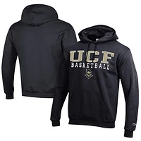 Men's Champion UCF Knights Stacked Logo Basketball Eco Powerblend Pullover Hoodie