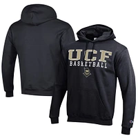 Men's Champion UCF Knights Stacked Logo Basketball Eco Powerblend Pullover Hoodie