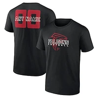 Men's Black Atlanta Falcons Stellar Personalized Name & Number T-Shirt