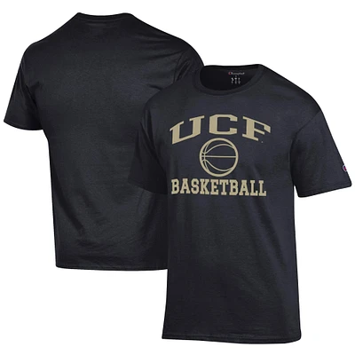 Men's Champion  Black UCF Knights Icon Logo Basketball Jersey T-Shirt