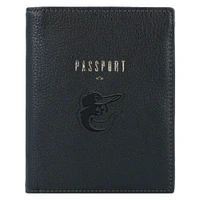 Fossil Black Baltimore Orioles Travel RFID Passport Case
