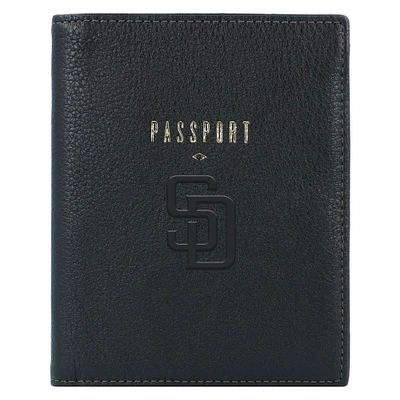 Fossil Black San Diego Padres Travel RFID Passport Case