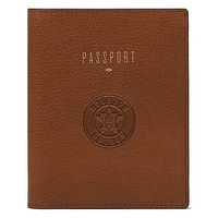 Fossil Brown Houston Astros Travel RFID Passport Case