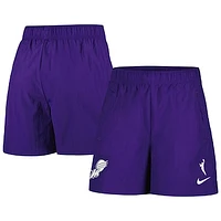 Women's Nike Purple Phoenix Mercury Buzzer Beaters Woven Performance Shorts