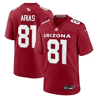 Men's Nike Daniel Arias  Cardinal Arizona Cardinals Team Game Jersey