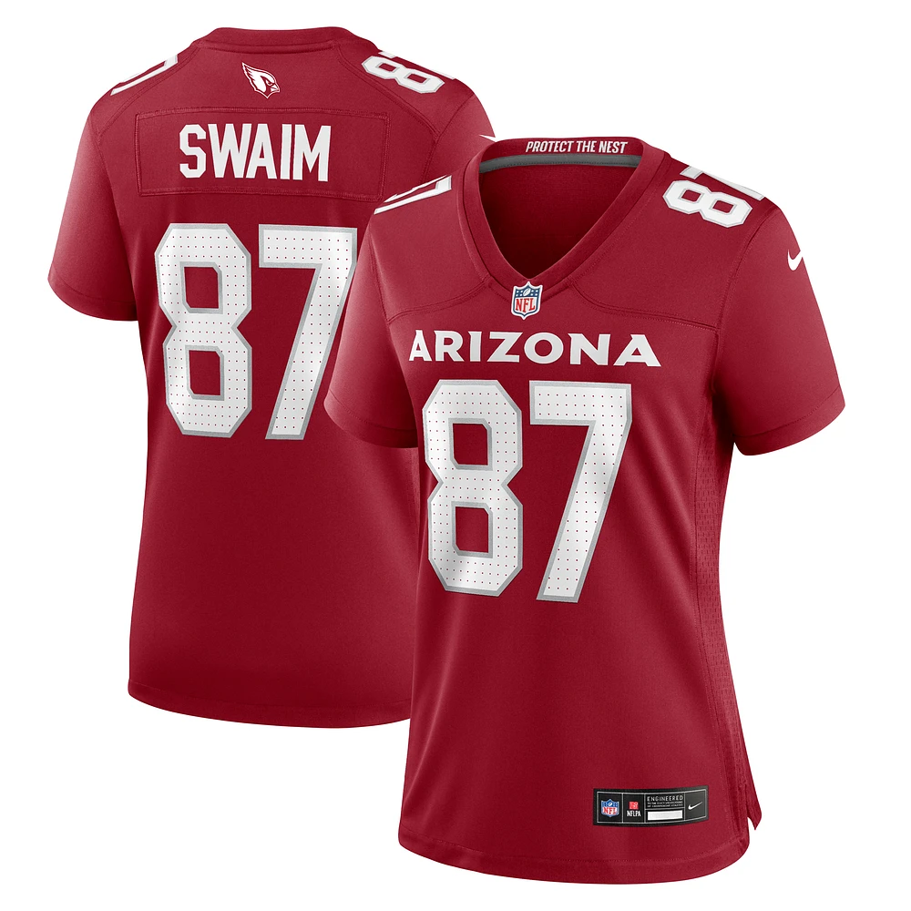 Women's Nike Geoff Swaim  Cardinal Arizona Cardinals Team Game Jersey