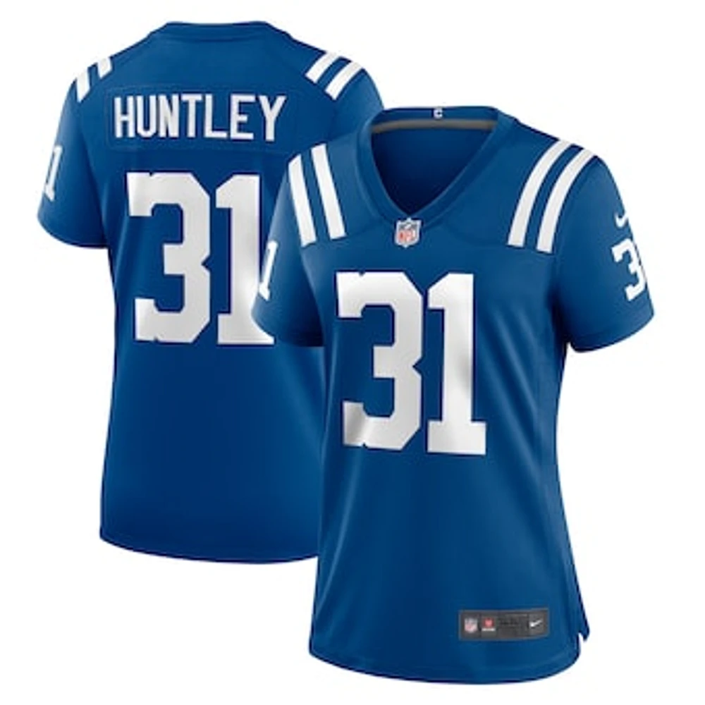 Women's Nike Jason Huntley  Royal Indianapolis Colts Team Game Jersey