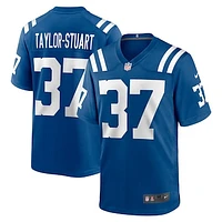 Men's Nike Isaac Taylor-Stuart  Royal Indianapolis Colts Team Game Jersey