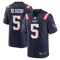 Men's Nike Jalen Reagor  Navy New England Patriots Team Game Jersey