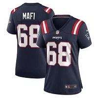 Women's Nike Atonio Mafi  Navy New England Patriots Team Game Jersey