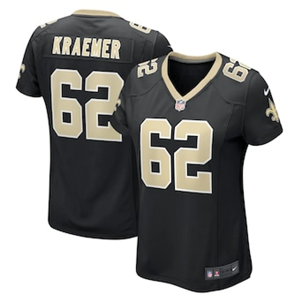 Women's Nike Tommy Kraemer  Black New Orleans Saints Team Game Jersey